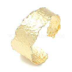 Латунь манжеты браслеты для женщин BJEW-A038-01C-G