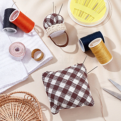 1 комплект полиэстеровых квадратных и кольцевых хлопковых игольниц AJEW-GF0003-75