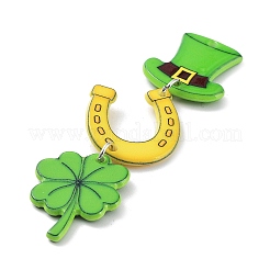 Große Acrylanhänger zum Thema St. Patrick's Day&nbsp;LS-MACR-C028-05A