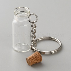 Брелки из стеклянных бутылок KEYC-WH20011-02P-02