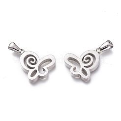 Pendentifs en acier inoxydable 304 résistant au ternissement&nbsp;LS-STAS-Z006-19P