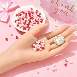 90pcs 3 couleurs perles acryliques opaques&nbsp;MACR-YW0003