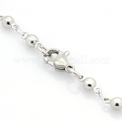 Устойчивые к потускнению браслеты-цепочки из нержавеющей стали 304 в повседневном стиле STAS-O036-06P