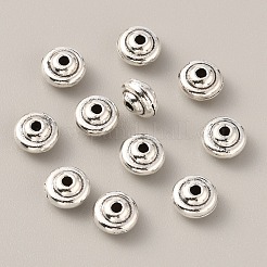 Сплавочные овальные бусины тибетского стиля &nbsp;FIND-WH0034-44AS-05