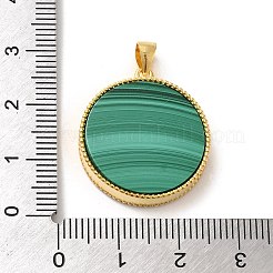 Покрытие стойки 925 подвеска из натурального малахита с паве из стерлингового серебра&nbsp;G-K352-01G