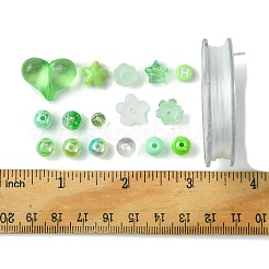 Акриловые бусины цветы/звезды/сердечки OACR-FS0001-67B