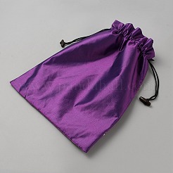 Льняные сумки для хранения цветов с вышивкой&nbsp;ABAG-WH0045-14C