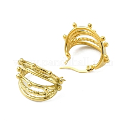 Серьги-кольца из нержавеющей стали 304&nbsp;LS-EJEW-K271-02H-G