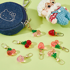 12 шт. 6 стиля литой застежки-молнии&nbsp;HJEW-DC00092