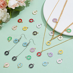 96шт 16 стиля сплава эмалевые подвески&nbsp;FIND-PH0027-83