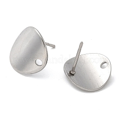 Серьга-гвоздик из нержавеющей стали 304 STAS-C117-10P