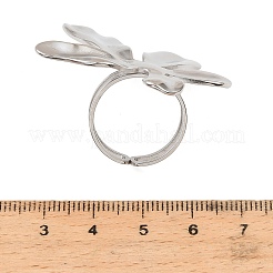 Offene Manschettenringe aus Edelstahl 304&nbsp;RJEW-D350-04P-01