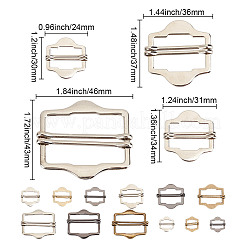 24 шт. 12 стиля шестигранные литые роликовые пряжки&nbsp;FIND-DR0001-29