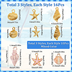 78шт 6 стиля подвески из сплава с эмалью&nbsp;FIND-SC0012-42