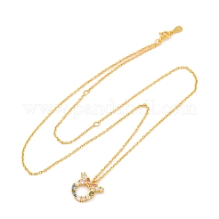 925 серебряная подвеска в виде созвездия с разноцветными кубическими цирконами STER-R009-01G-03