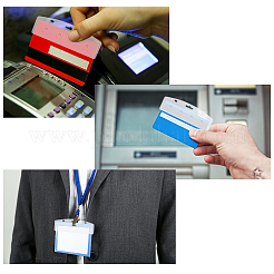 24 porte-carte d'identité en plastique&nbsp;AJEW-FH0005-14