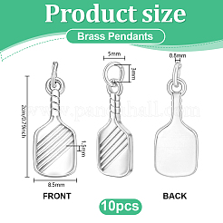 Ciondoli in ottone da 10 pz&nbsp;KK-PH0015-40P