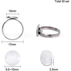 Kit fai da te per realizzare anelli&nbsp;DIY-UN0001-07P