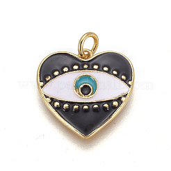 Латунь эмаль подвески KK-L185-01G