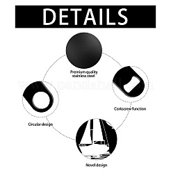 430 открывалок для бутылок из нержавеющей стали AJEW-WH0259-047
