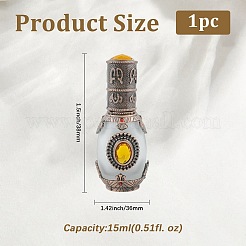 1 шт. 15 мл ретро пустые стеклянные флаконы-капельницы&nbsp;AJEW-DJ0004-54