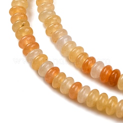 Natürliche goldene Seidenjadeperlenstränge&nbsp;G-NH0009-01A