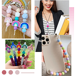 Набор для самостоятельного изготовления радужного брелока&nbsp;DIY-SC0022-46