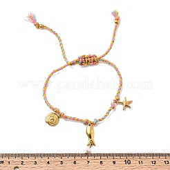 Браслеты из нержавеющей стали Ocean Series 304&nbsp;BJEW-K237-16A-G