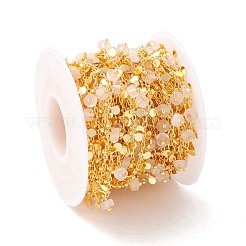 Цепочки из бисера колонны из натурального кварца CHC-K012-01G-12