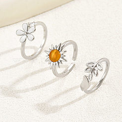 3 шт. 3 стиля кольца-манжеты для пальцев ног в виде подсолнуха DX3714