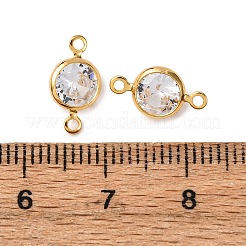 Латунные подвески из прозрачного кубического циркония&nbsp;KK-Z121-06G-05