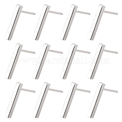 Componenti per orecchini a bottone in acciaio inossidabile 304&nbsp;LS-STAS-G224-21S-02