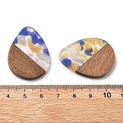 Pendentifs en résine et noyer&nbsp;FIND-R051-04B