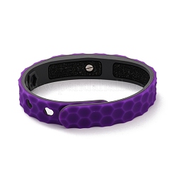 Bracciali in cordino di silicone piatto&nbsp;BJEW-F421-01H