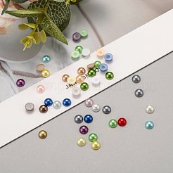 Cabochon di plastica abs&nbsp;OACR-S012-6mm-M