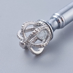 Платиновая ручка с большой короной AJEW-K026-01G