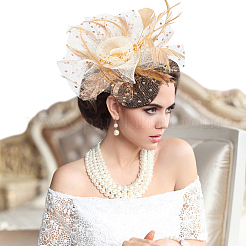 Сетчатые резинки для волос с вуалью MRMJ-WH0099-01