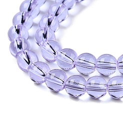 Chapelets de perles en verre transparente  &nbsp;X-GLAA-T032-T6mm-01