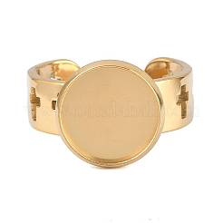 Componentes de anillo de brazalete de acero inoxidable 304 con cruz hueca&nbsp;SA-CBA098D-02G-C