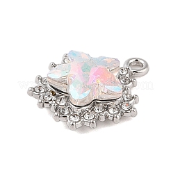 Сплав покрытия стойки с подвесками из стразов&nbsp;FIND-B037-03P-02