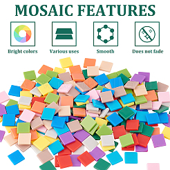 240 шт. двухцветные непрозрачные акриловые кабошоны DIY-OC0011-65