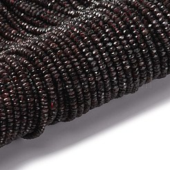 Гранат природный бисер нитей G-RM2025-D16-M