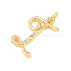 Pendentifs en laiton zircon cubique transparent&nbsp;CU-CBA7939-01I-G