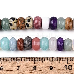 Натуральные и синтетические смешанные каменные бусы пряди G-T142-72A