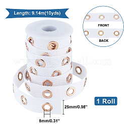 10 ярд хлопчатобумажных лент с латунными люверсами OCOR-PH0002-18B