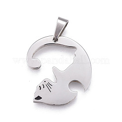 Подвески в виде котят из нержавеющей стали 304&nbsp;STAS-P235-05BP