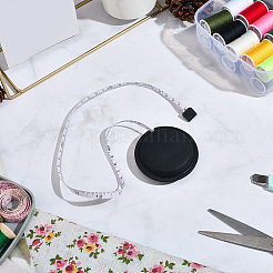 Плоская круглая кожаная рулетка&nbsp;AJEW-WH20128-037A