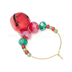 Рождественский железный колокольчик винный бокал украшения HJEW-MZ00306