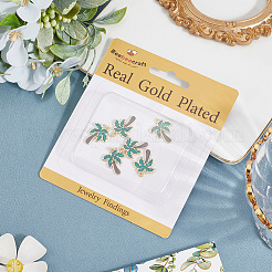 Кулоны с эмалью из латуни&nbsp;KK-BBC0020-19