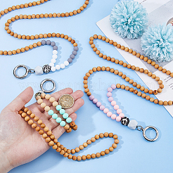 Деревянные бусины ожерелья&nbsp;HJEW-HS00035